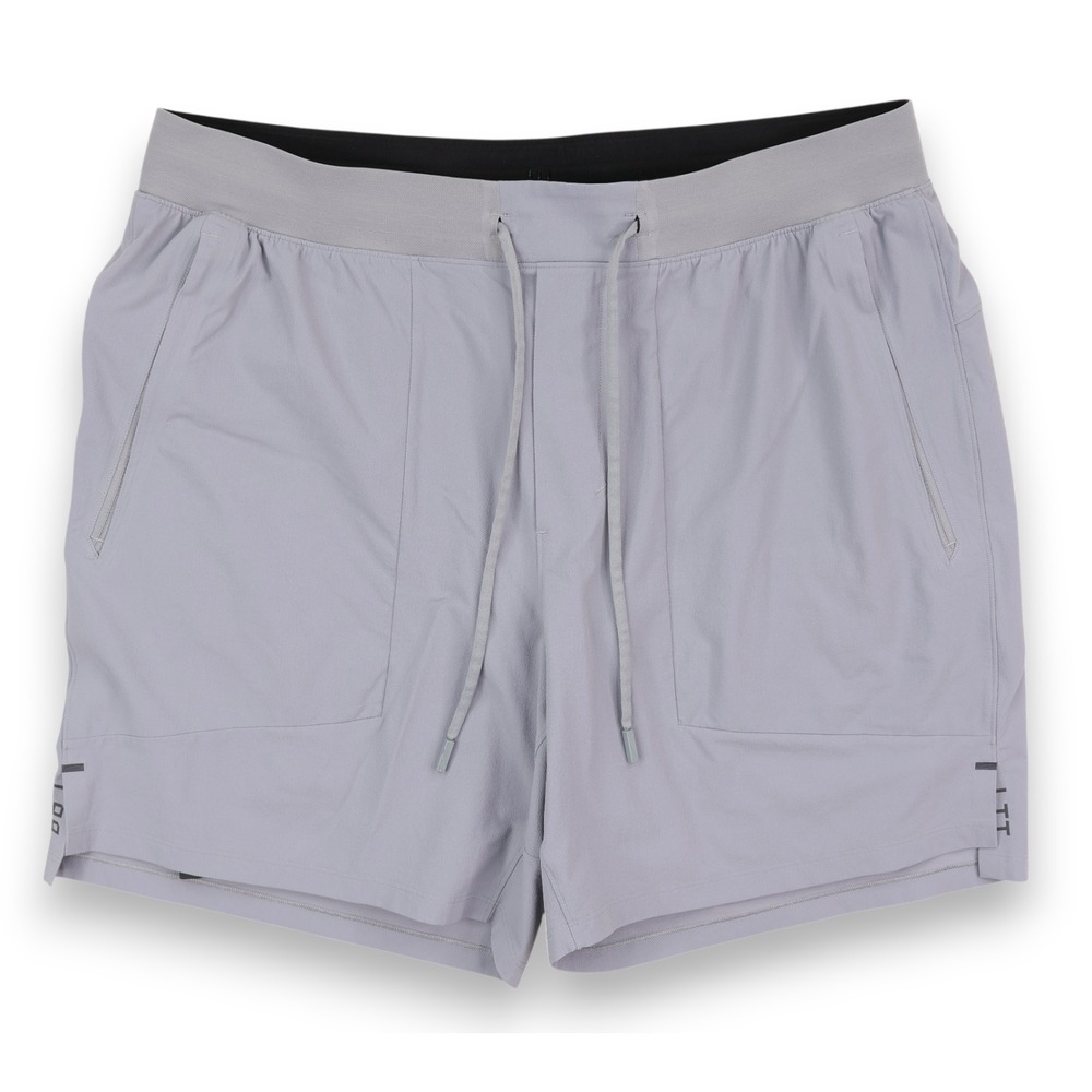 Lululemon License to Train Lined Short 7" Mens XL Light Gray M7B64S